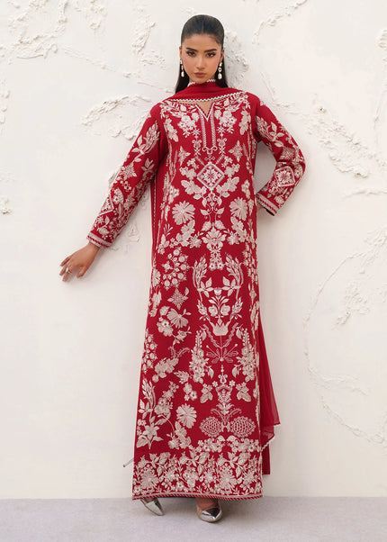 Baroque | Embroidered Raw Silk UF-4386