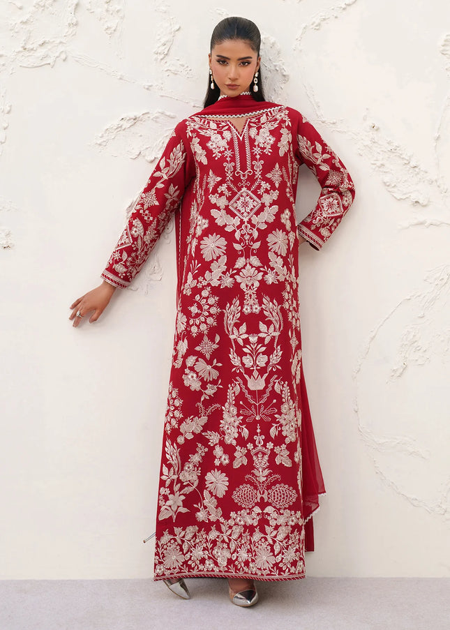 Baroque | Embroidered Raw Silk UF-4386