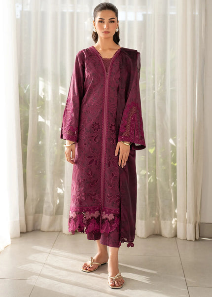 Baroque | Embroidered Printed Lawn UF-4098