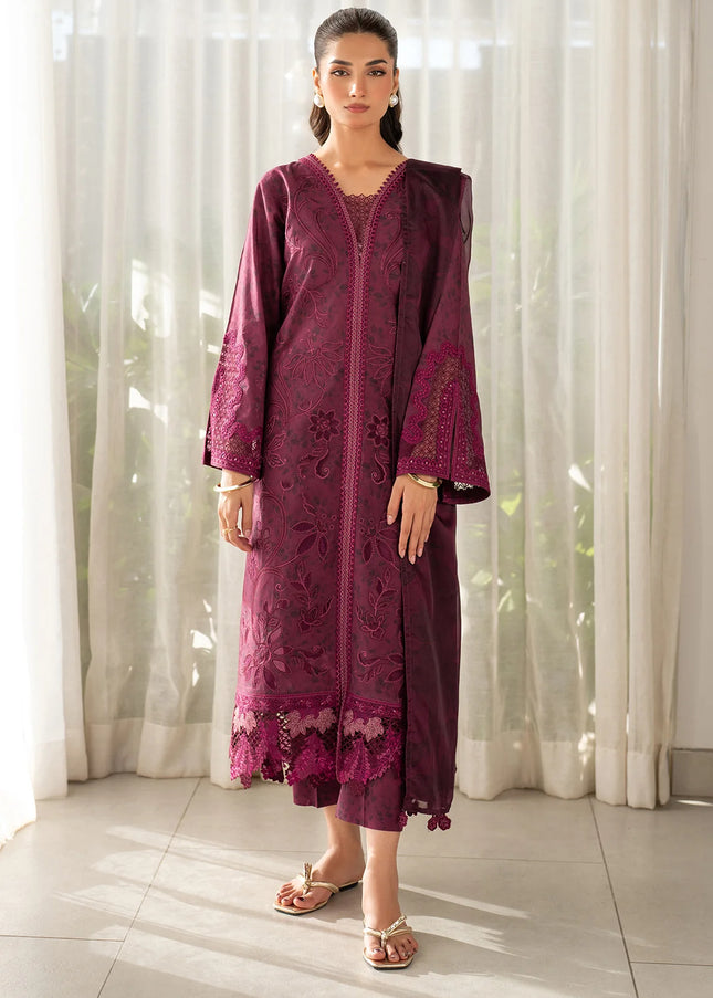 Baroque | Embroidered Printed Lawn UF-4098