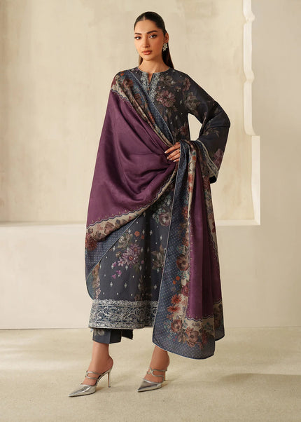Baroque | Embroidered Khaddar UF-4334