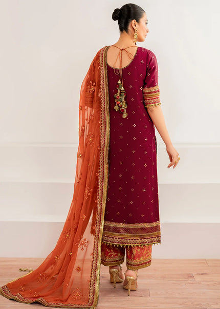 Baroque | Embroidered Chiffon UF-698