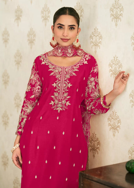 Chinnon Printed and Embroidered Sharara Suit Series