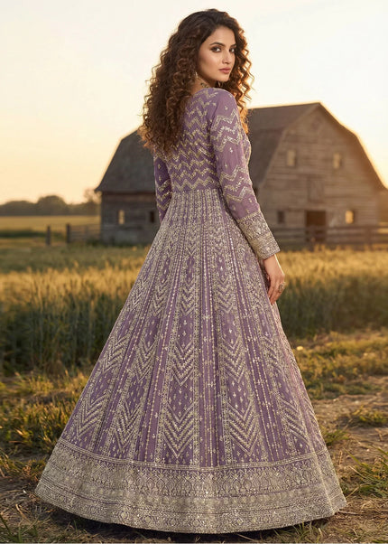 Georgette Embroidered Anarkali Series