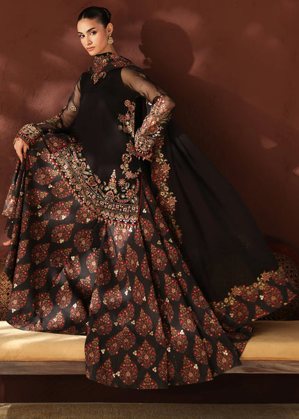 Baroque | Embroidered Chiffon UF-4488