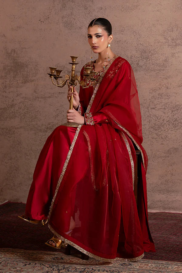 Farrukhzia | Fareesha - Crimson Zardosi