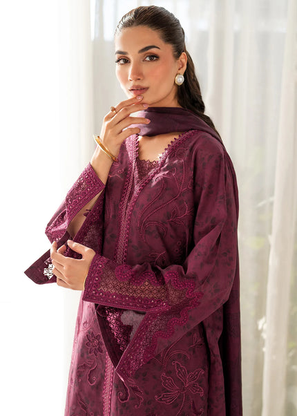 Baroque | Embroidered Printed Lawn UF-4098