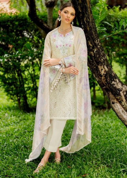 Baroque | Embroidered Schiffli PR-1175