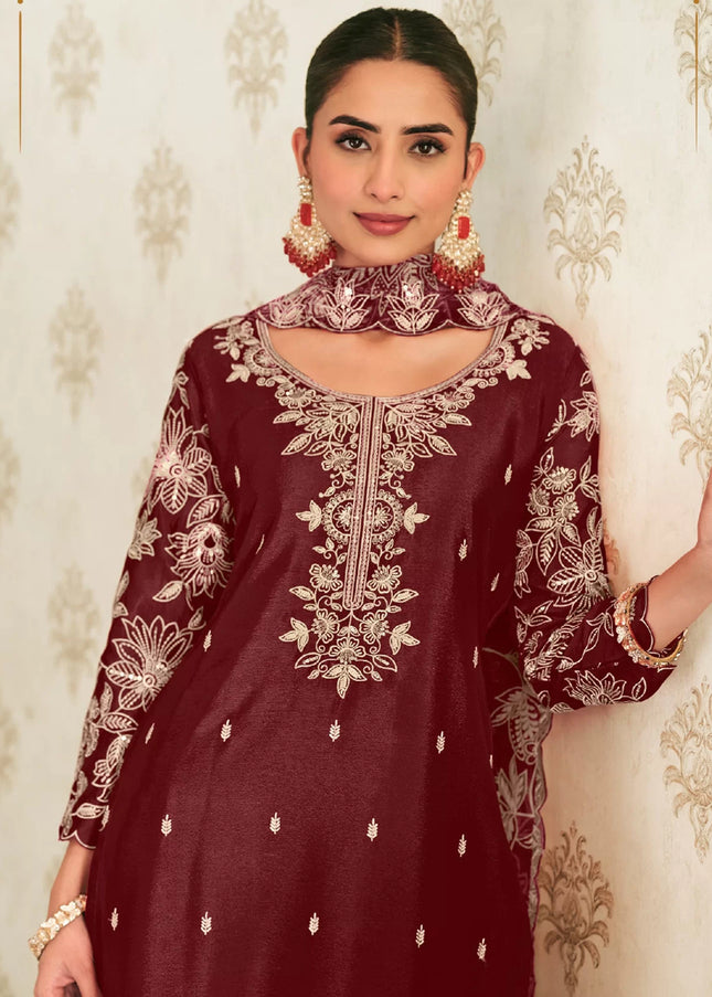 Chinnon Printed and Embroidered Sharara Suit Series