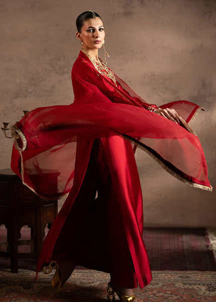 Farrukhzia | Fareesha - Crimson Zardosi