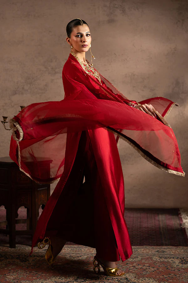 Farrukhzia | Fareesha - Crimson Zardosi