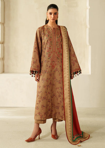 Baroque | Embroidered Khaddar UF-4335