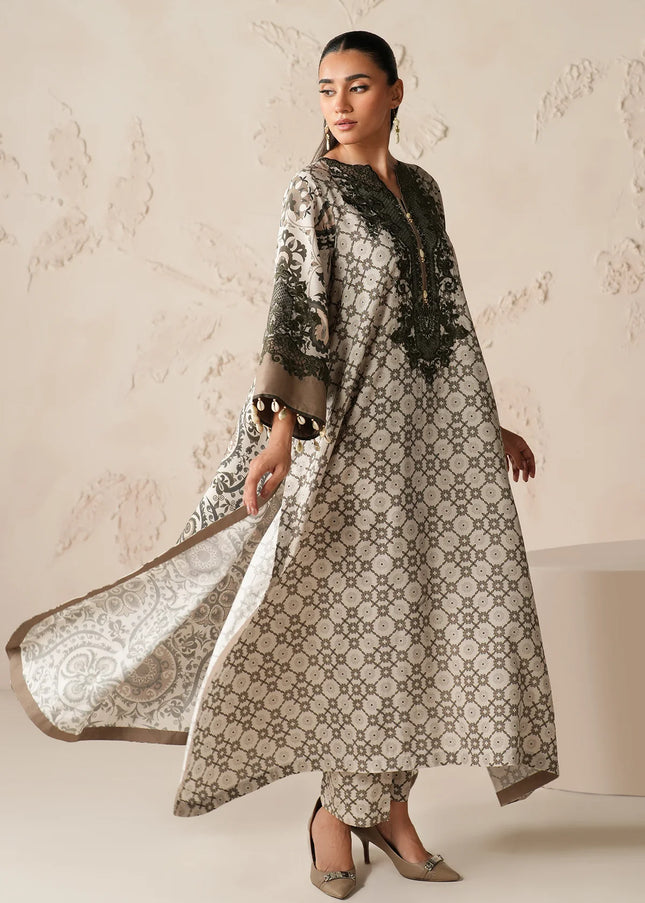 Baroque | Embroidered Printed Viscose UF-4302