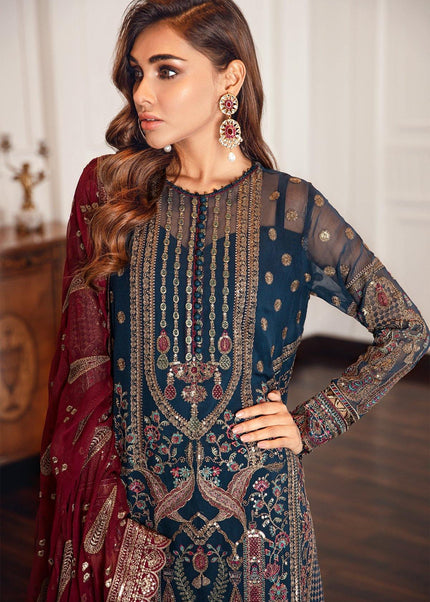 Jazmin | Wedding Formals -Embroidered Chiffon UC-3049