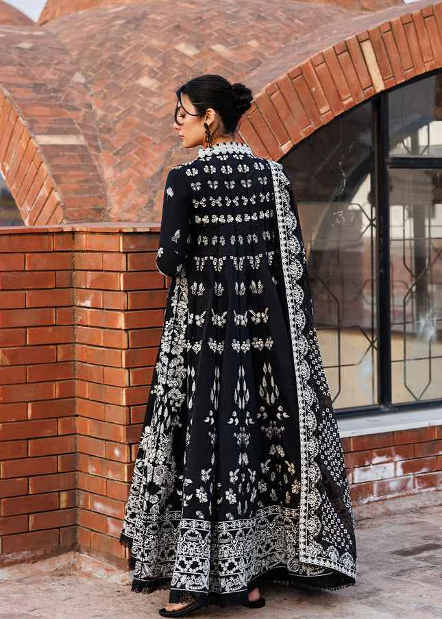 Emaan Adeel | Mirabelle Festive Lawn - Midnight Bliss