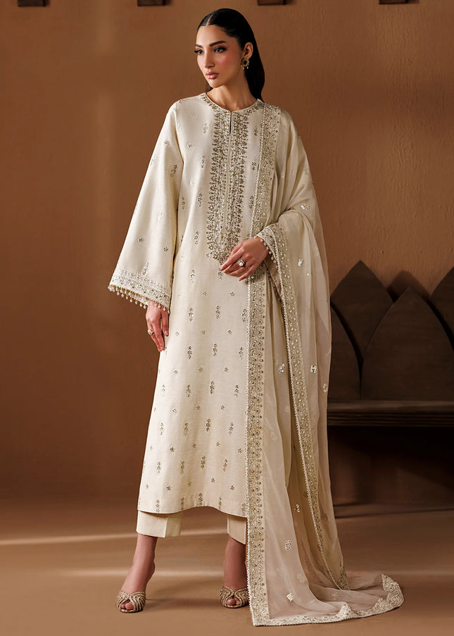 Baroque | Embroidered Raw Silk UF-4434