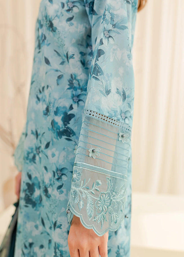 Farasha | Printed Essentials - Aqua Beryl