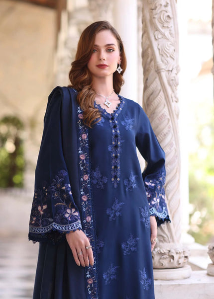 Noor By Saadia Asad | Noor Winter Pashmina Shawls '25 - Sapphire