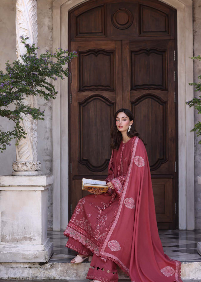 Noor By Saadia Asad | Noor Winter Pashmina Shawls '25 - Sienna