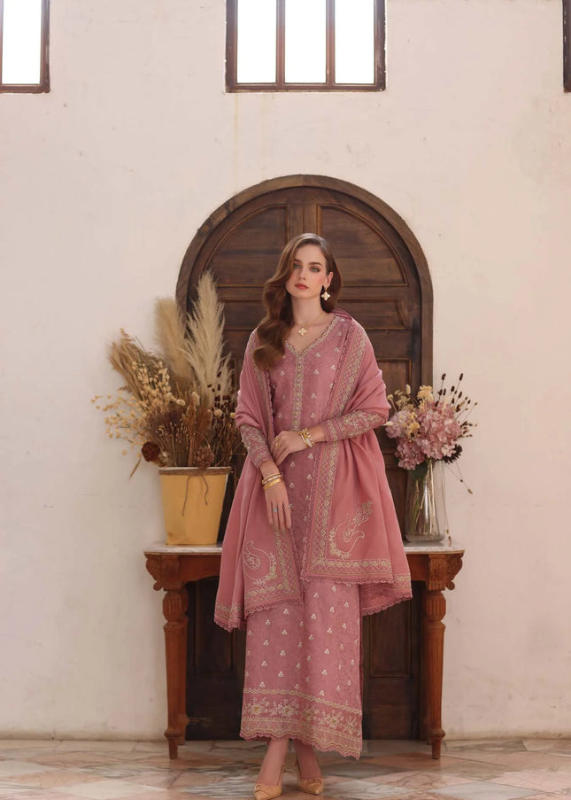 Noor By Saadia Asad | Noor Winter Pashmina Shawls '25 - Aveline
