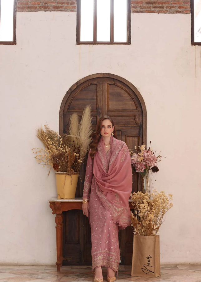 Noor By Saadia Asad | Noor Winter Pashmina Shawls '25 - Aveline