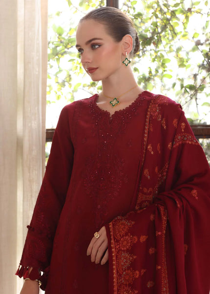 Noor By Saadia Asad | Noor Winter Pashmina Shawls '25 - Ember