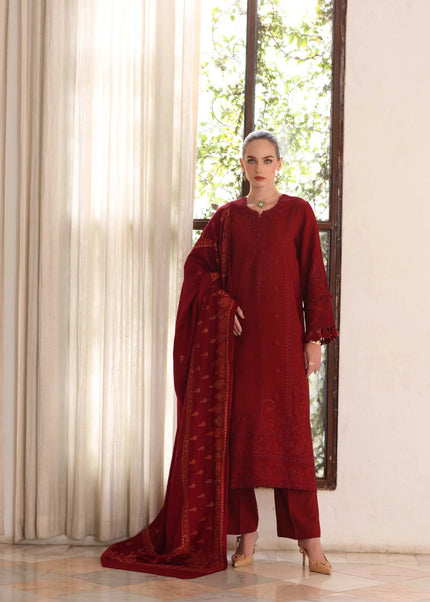 Noor By Saadia Asad | Noor Winter Pashmina Shawls '25 - Ember