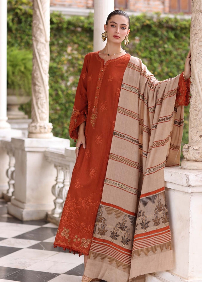 Noor By Saadia Asad | Noor Winter Pashmina Shawls '25 - Rustique