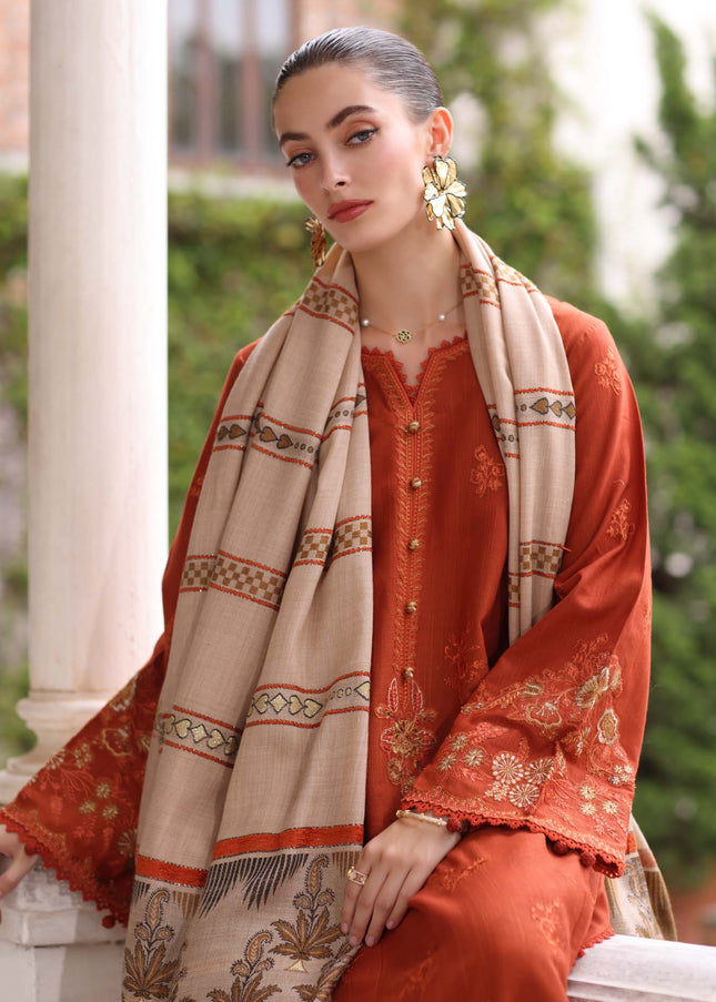 Noor By Saadia Asad | Noor Winter Pashmina Shawls '25 - Rustique