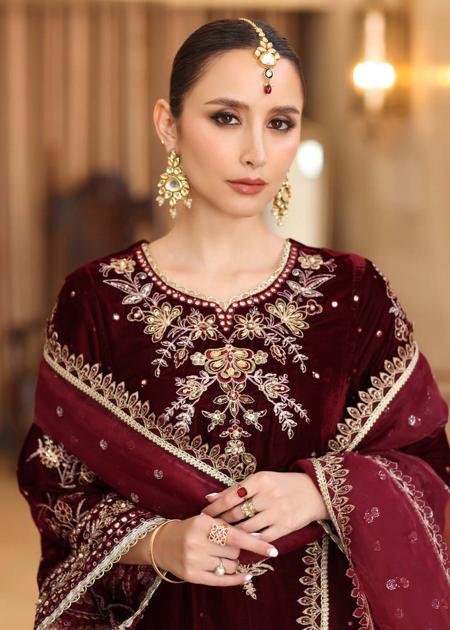 Noor By Saadia Asad | Noor Handcrafted Velvet '25 - Naqsh