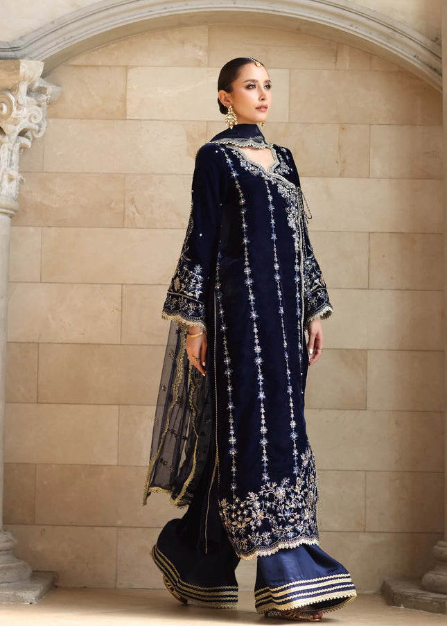 Noor By Saadia Asad | Noor Handcrafted Velvet '25 - Falak