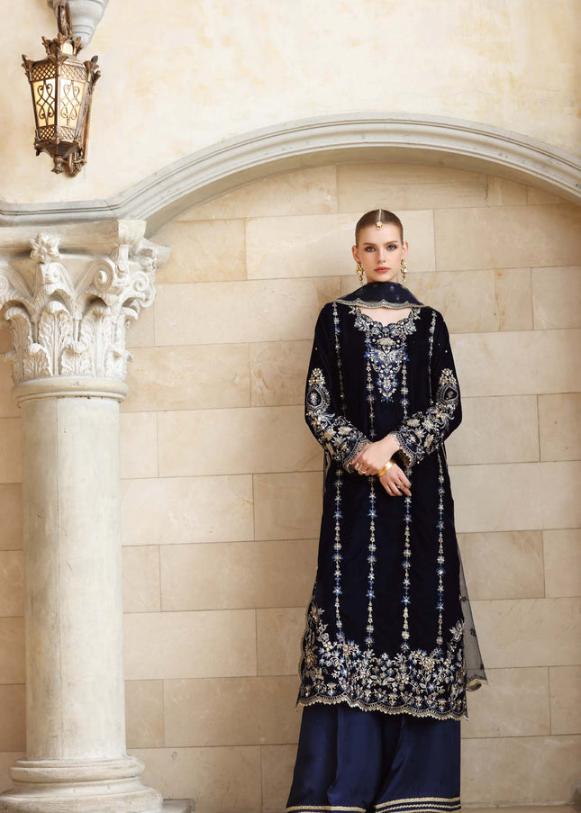 Noor By Saadia Asad | Noor Handcrafted Velvet '25 - Falak