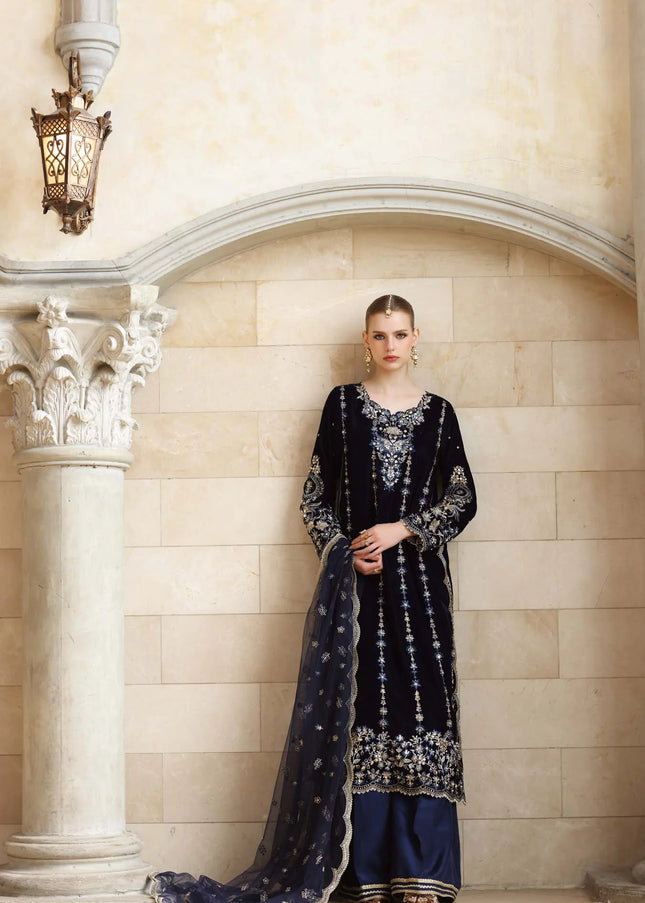Noor By Saadia Asad | Noor Handcrafted Velvet '25 - Falak