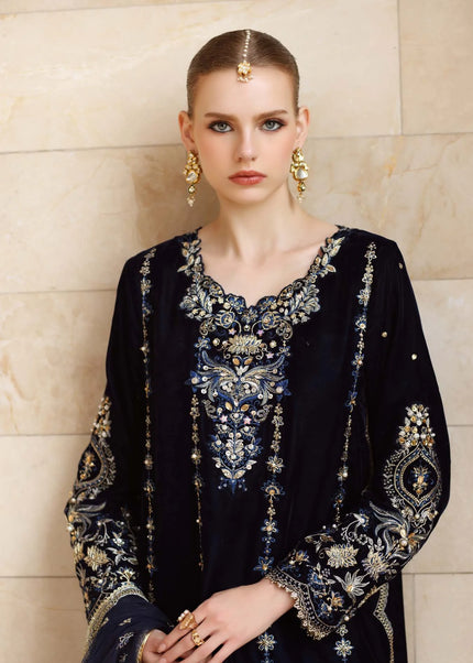 Noor By Saadia Asad | Noor Handcrafted Velvet '25 - Falak