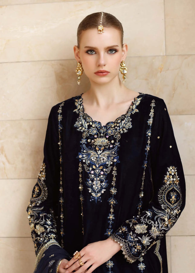 Noor By Saadia Asad | Noor Handcrafted Velvet '25 - Falak