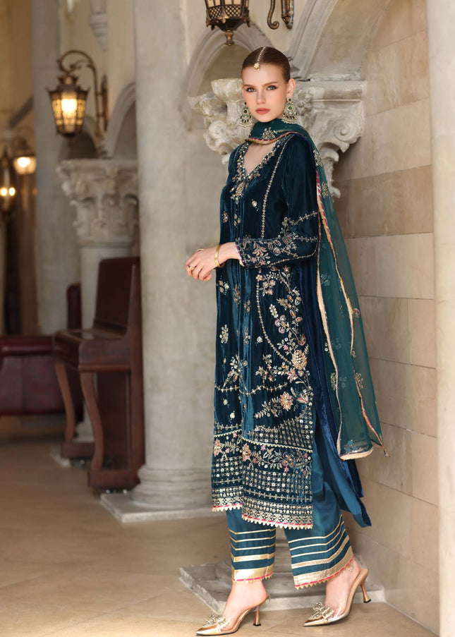 Noor By Saadia Asad | Noor Handcrafted Velvet '25 - Andaleeb