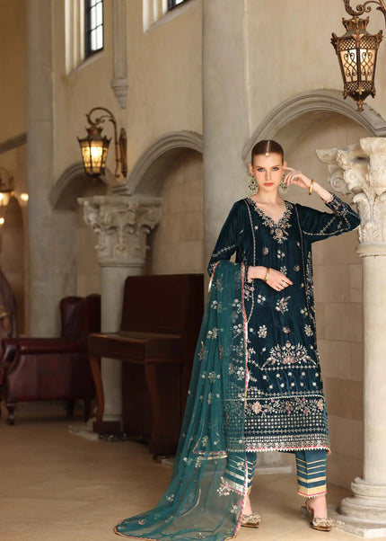 Noor By Saadia Asad | Noor Handcrafted Velvet '25 - Andaleeb