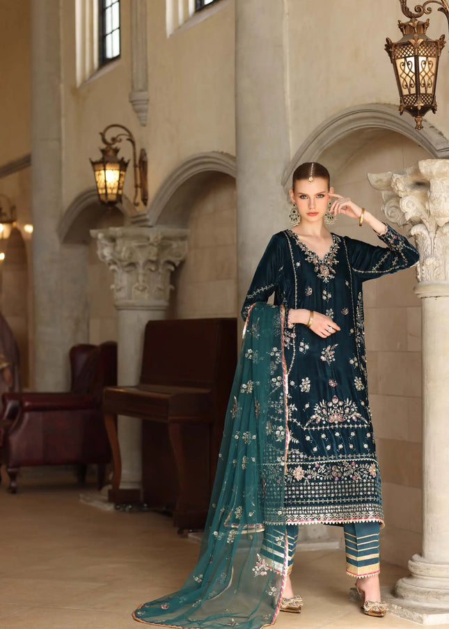 Noor By Saadia Asad | Noor Handcrafted Velvet '25 - Andaleeb