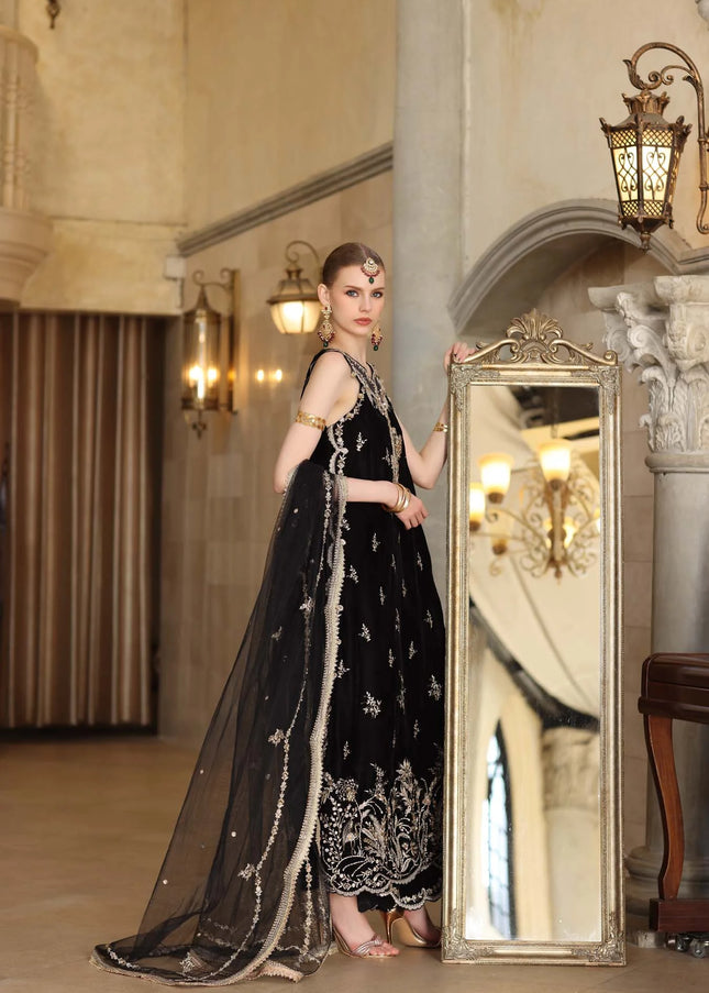 Noor By Saadia Asad | Noor Handcrafted Velvet '25 - Rumi