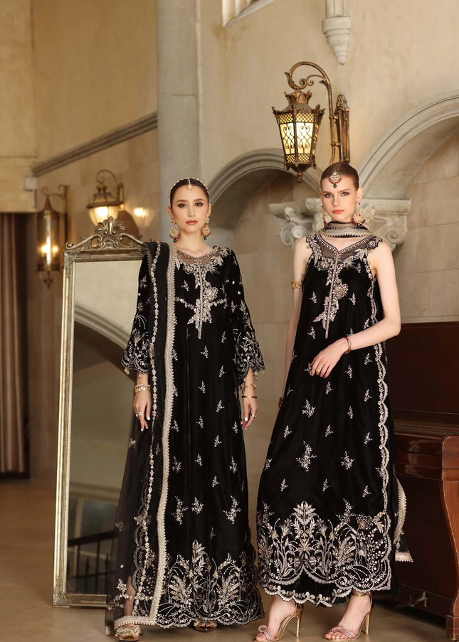 Noor By Saadia Asad | Noor Handcrafted Velvet '25 - Rumi