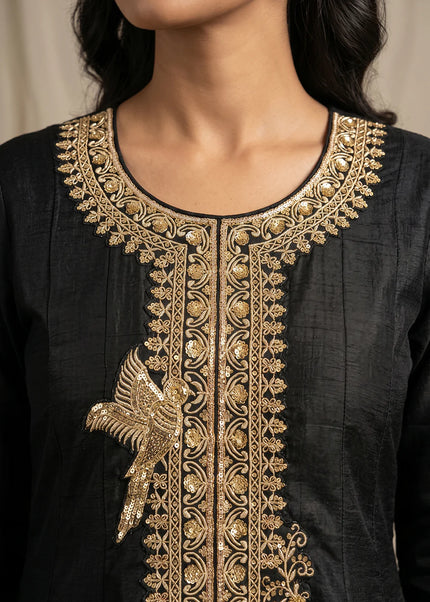 Gold Embroidered Anarkali Suit Series