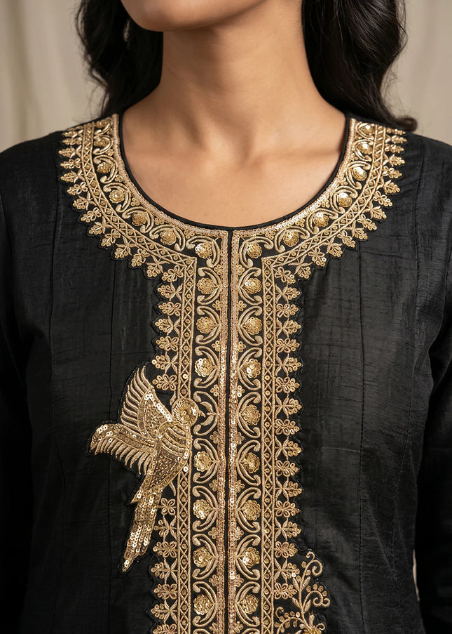 Gold Embroidered Anarkali Suit Series