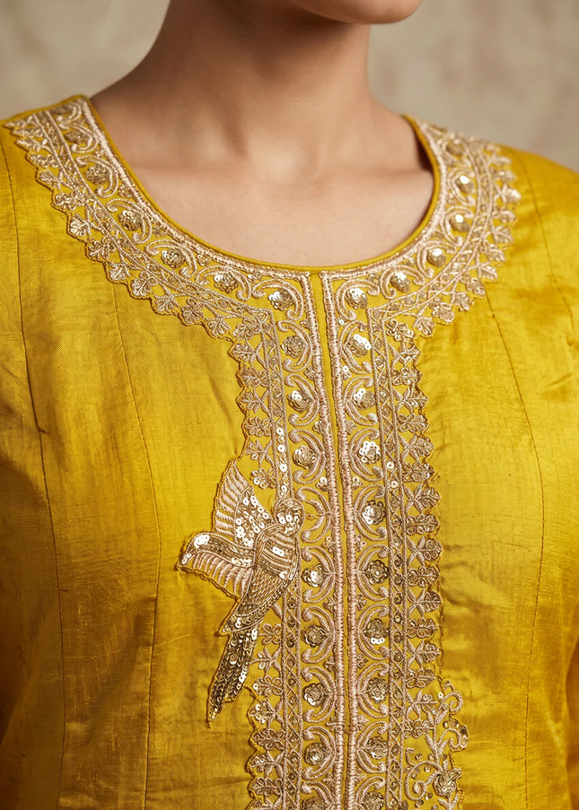 Gold Embroidered Anarkali Suit Series