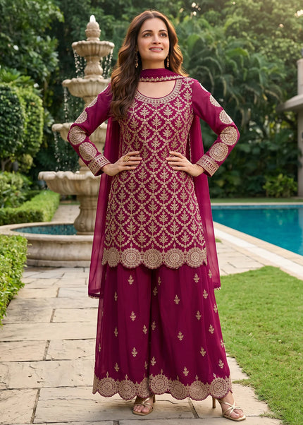 Chinnon Embroidered Palazzo Suit Series