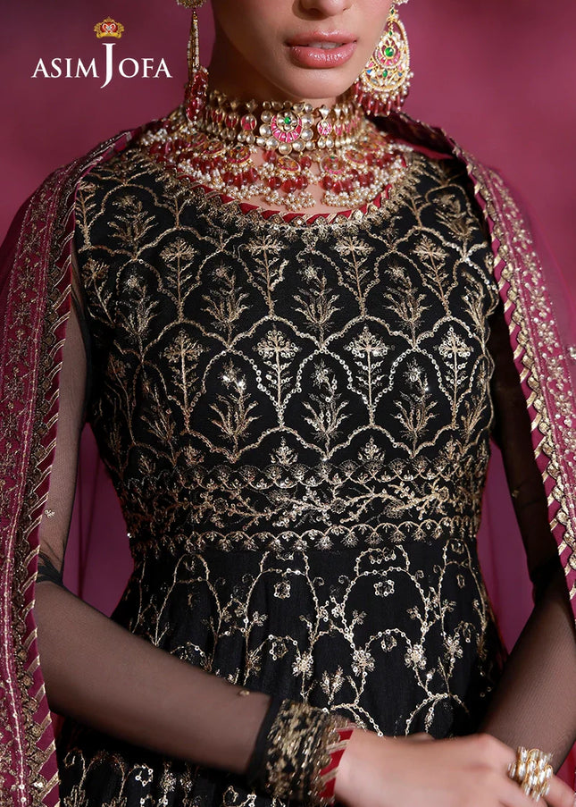 Asim Jofa | Unstitched Luxury  - AJULFI-01
