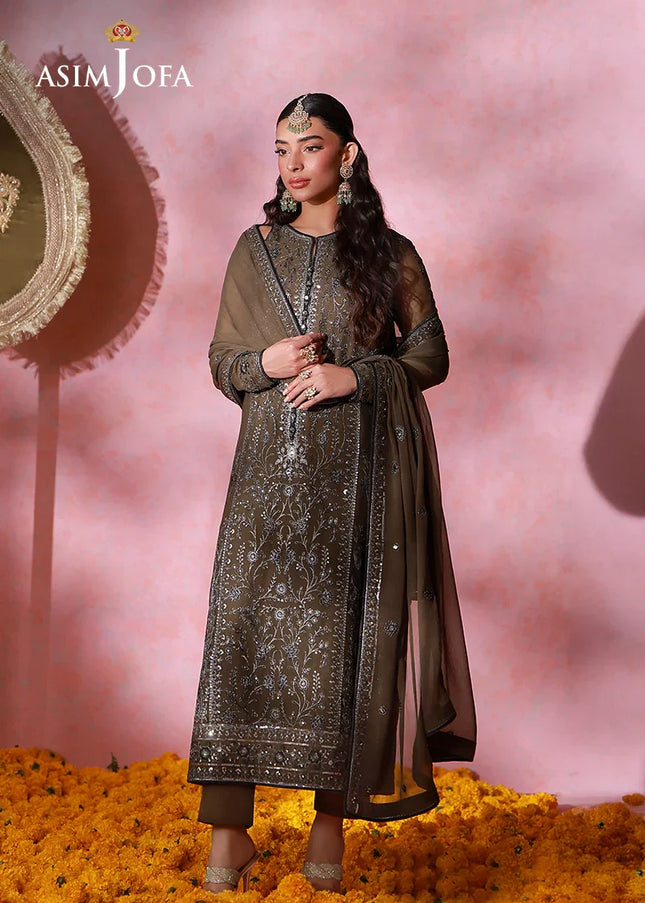 Asim Jofa | Unstitched Luxury  - AJULFI-04