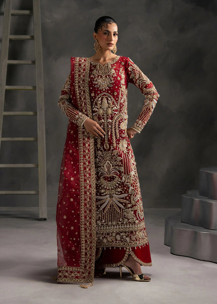 Dastoor | Elara Luxury Formals'26 - Scarlet Rose