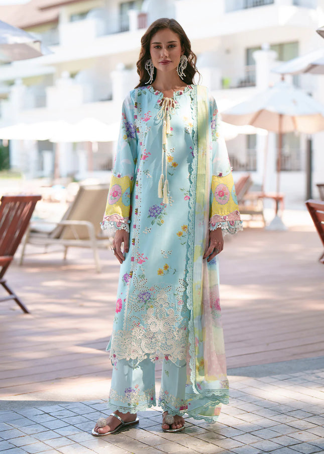 AJR Couture | Printed Chikankari '26 - Azure