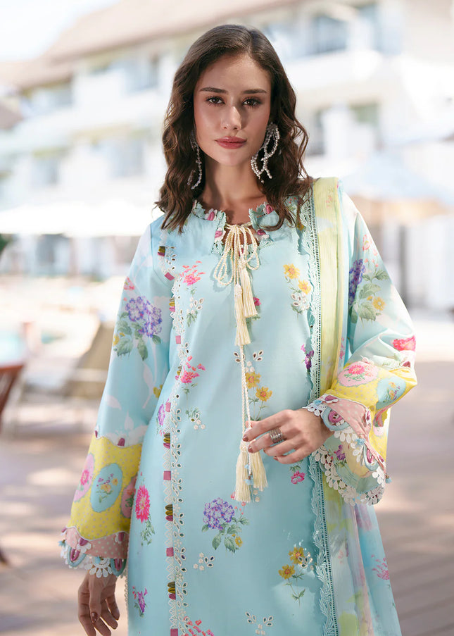 AJR Couture | Printed Chikankari '26 - Azure