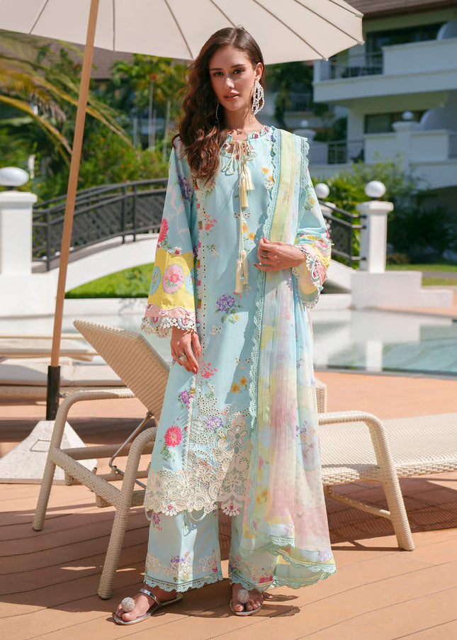 AJR Couture | Printed Chikankari '26 - Azure